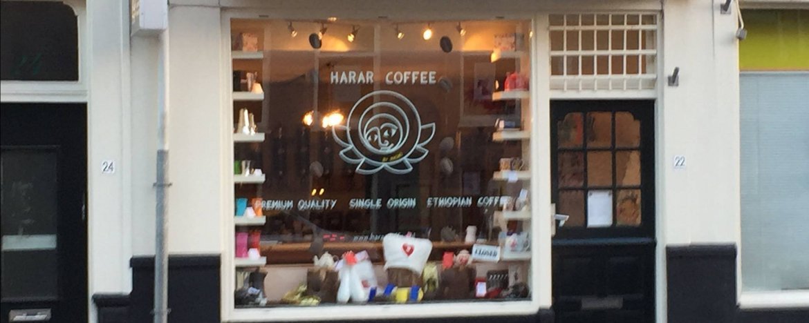Harar Coffee: koffiewinkel met mini koffiebar