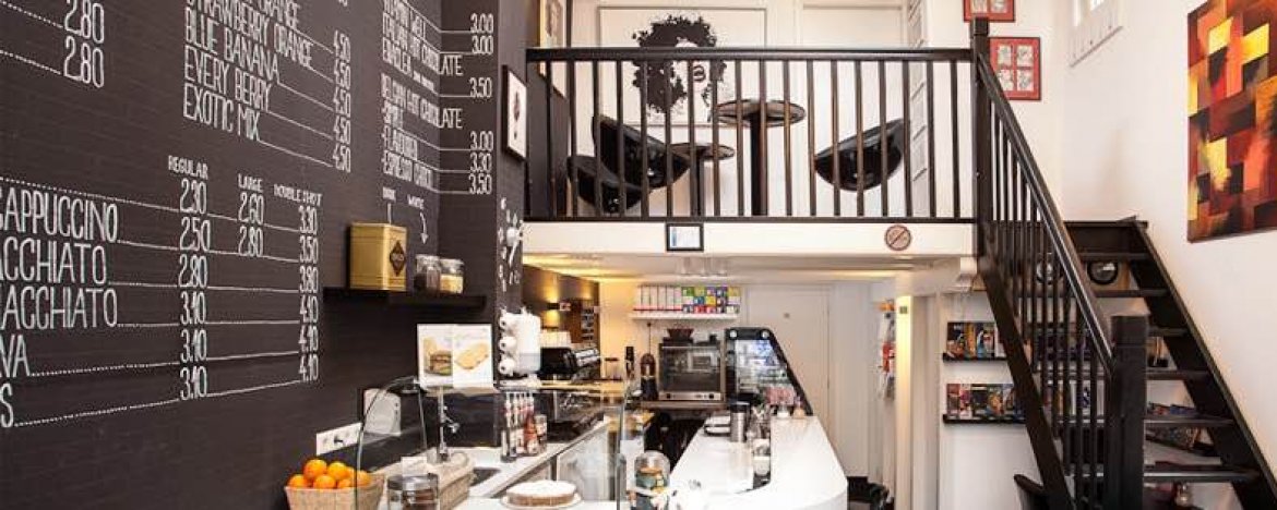Moods Coffee Corner is een knusse koffiebar in Amsterdam