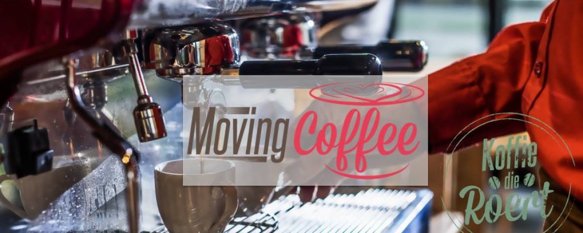 Moving Coffee: koffie op locatie die roert