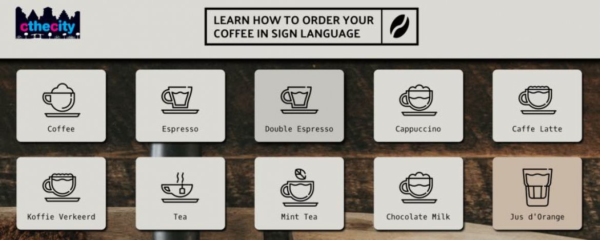 Sign Language Coffee Bar: een uniek concept