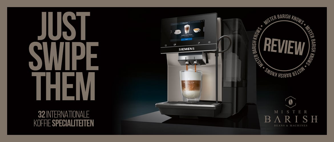 Siemens EQ.700 is de volautomaat met het grootste bedieningsgemak en ontzettend veel lekkere koffiespecialiteiten