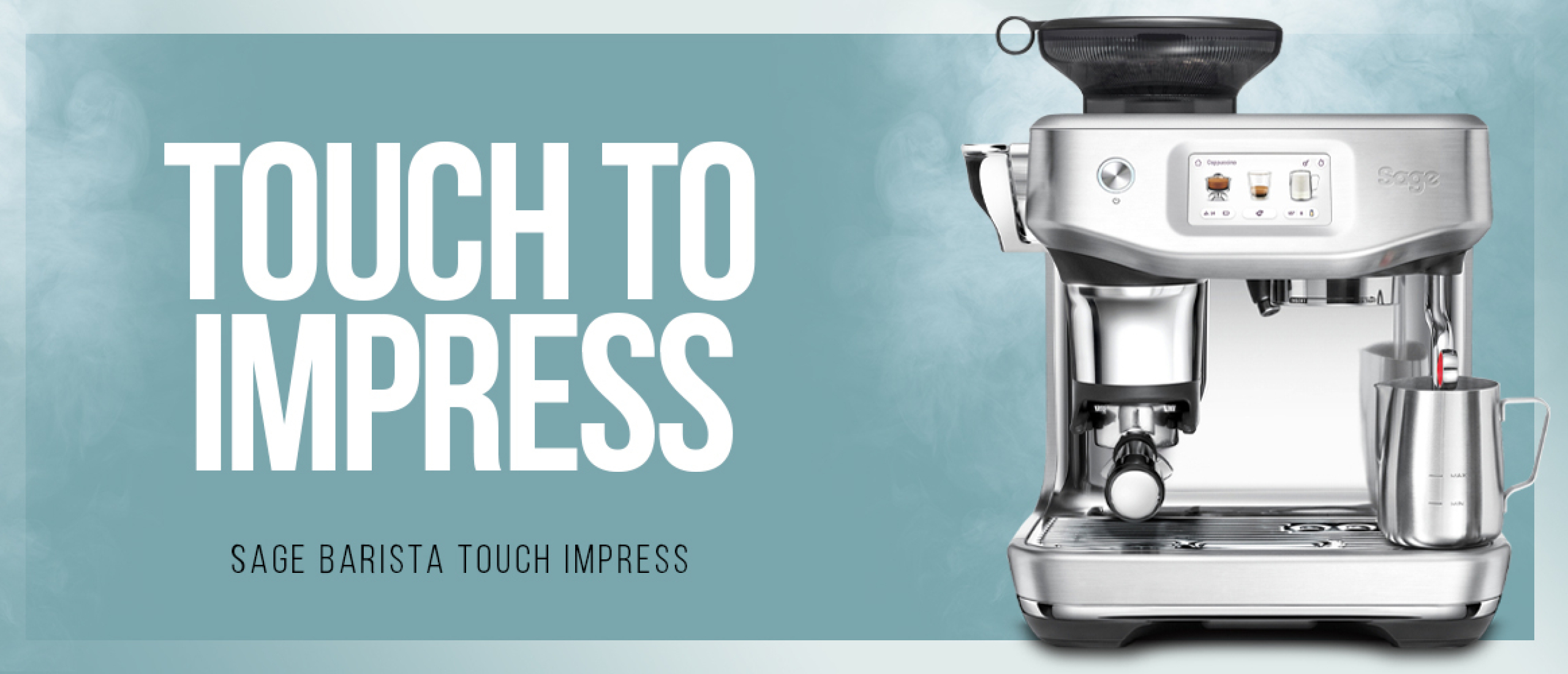 Sage Barista Touch Impress, een impressionante bean to cup espressomachine