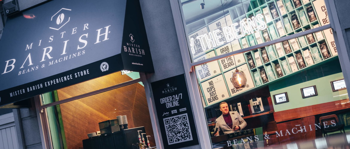 De Mister Barish Experience Store, een koffiebar met een twist!