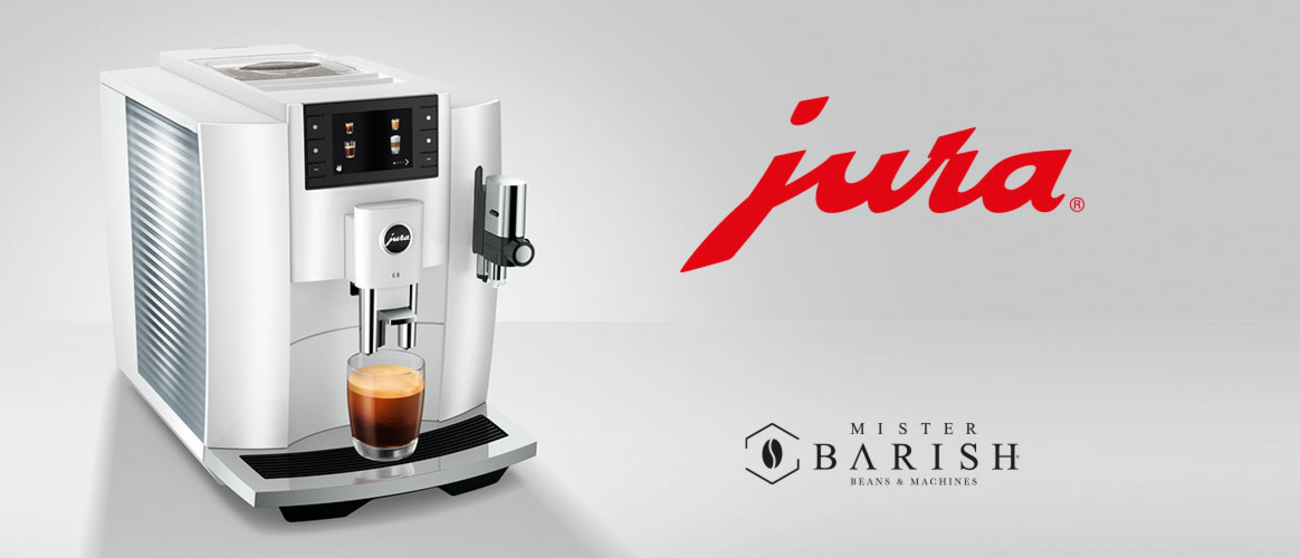 Jura E8 koffiemachine is de complete volautomaat voor thuisgebruik met  professionele koffi