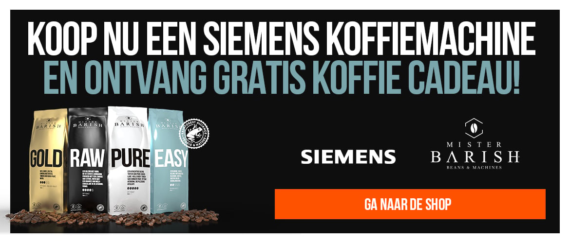 Siemens koffiemachine koffie cadeau