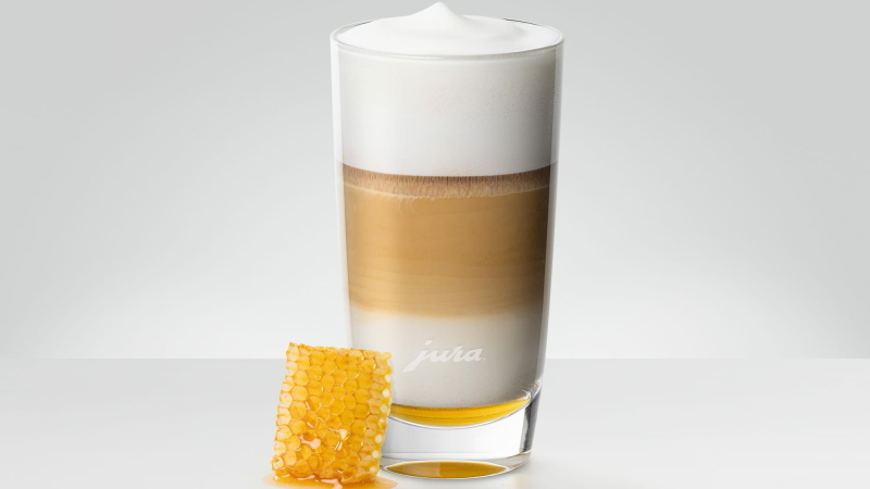 Jura koffierecept Sweet Honey Latte