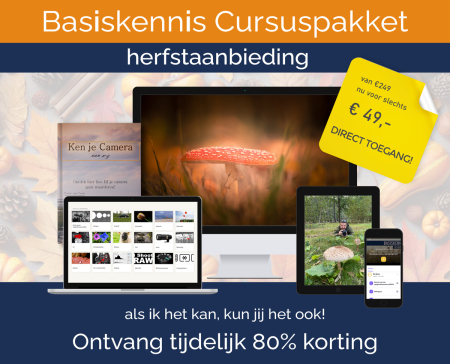 Cursus Basiskennis Fotografie Aanbieding