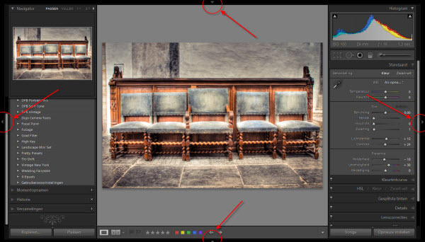 Hoe je de Lightroom Panelen zelf kunt beïnvloeden