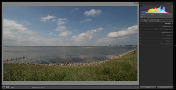 Fotobewerking in Lightroom van een lezersfoto: Waterland