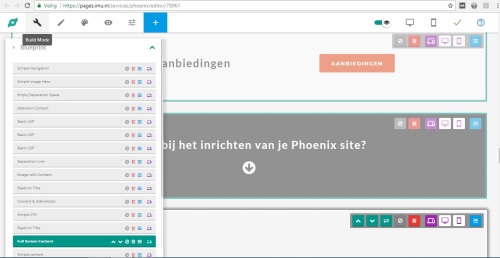 Phoenix website update pages