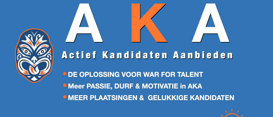 Oplossing voor de War for talent: AKA, Actief Kandidaten Aanbieden,