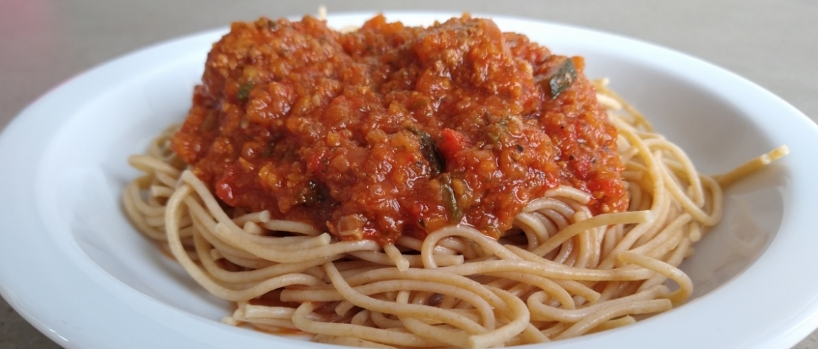 Gezonde spaghetti bolognese