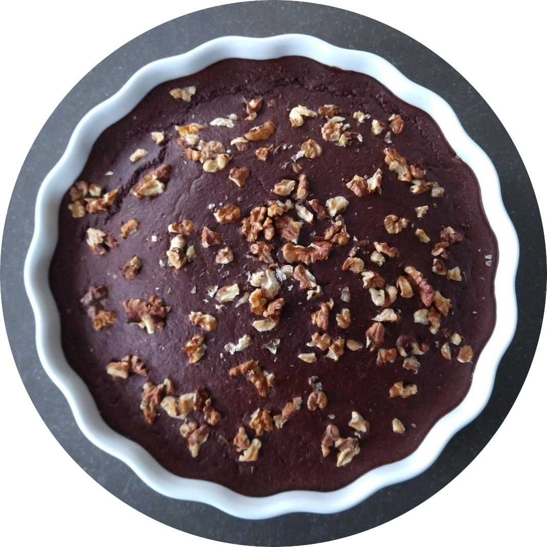chocoladetaart met walnoten voedingswaarde