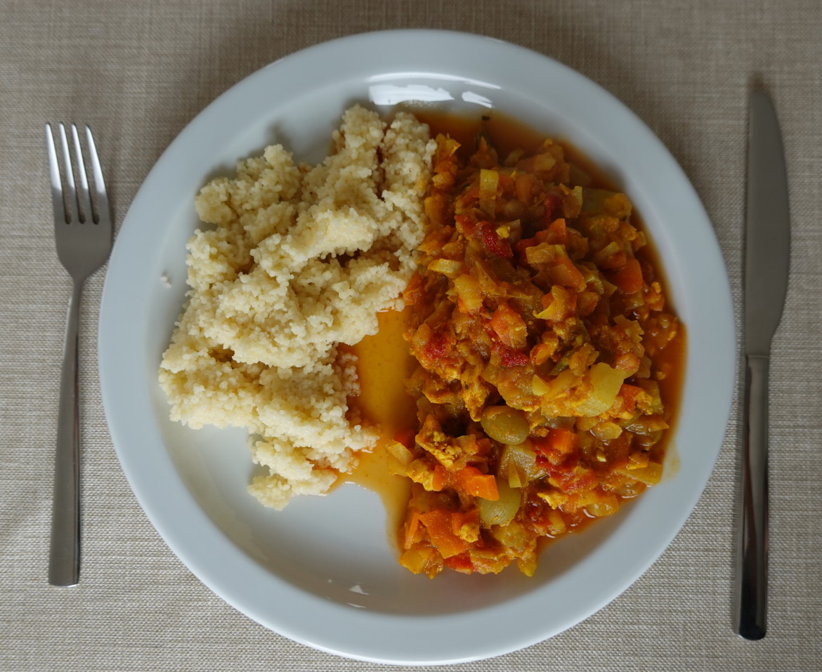 Couscous met wintergroenten en kip - 300 kcal veel volume weinig kcal