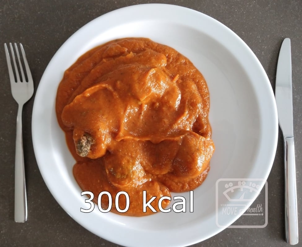 gehaktballetjes met tomatensaus rundergehakt 300 kcal portie voedingswaarde