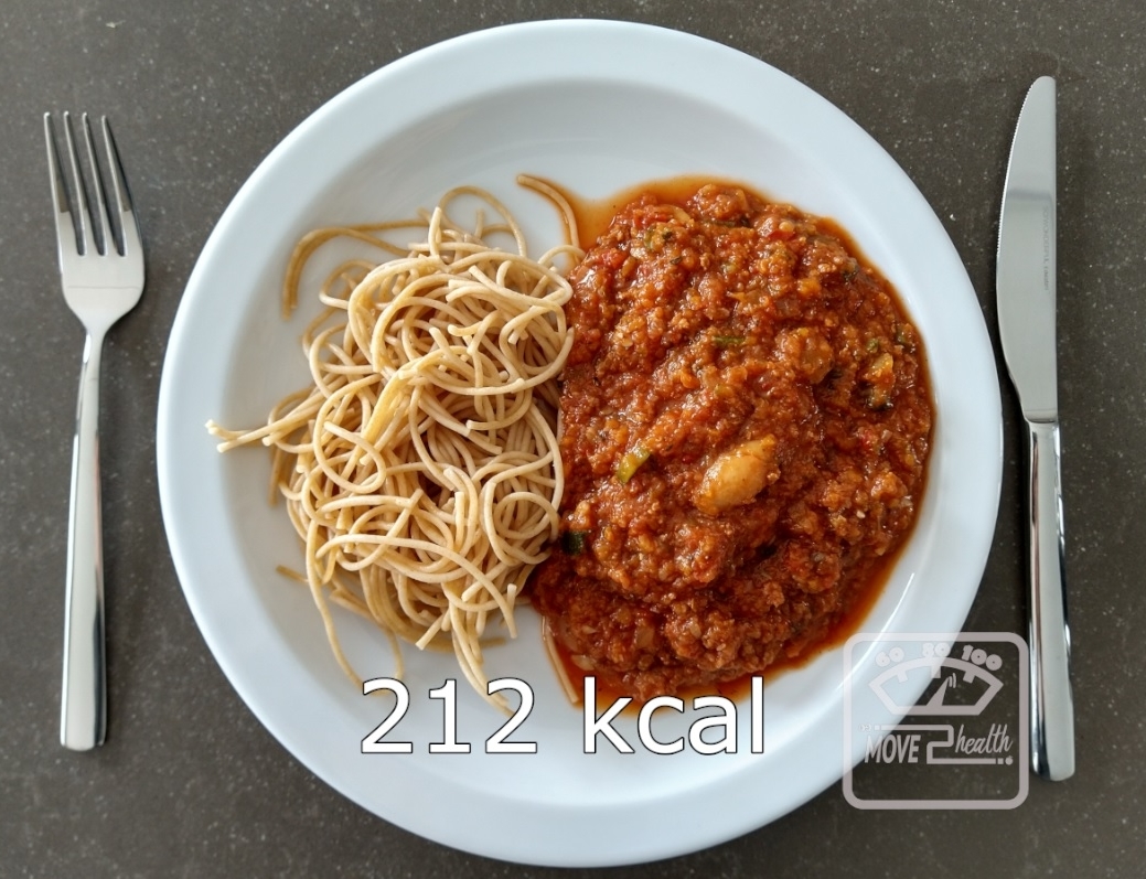 spaghettisaus caloriearm en gezond recept 212 kcal