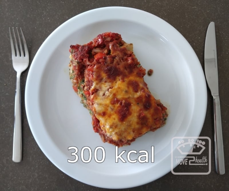 gezonde vegetarische lasagne met ricotta en spinazie voedingswaarde 300 kcal