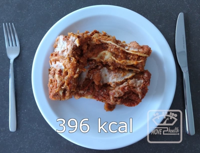 Lasagne met pompoen en tomaat caloriearm en gezond recept 396 kcal