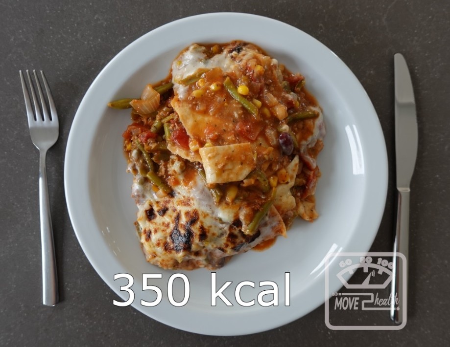 Mexicaanse bonen lasagne portie van 350 kcal