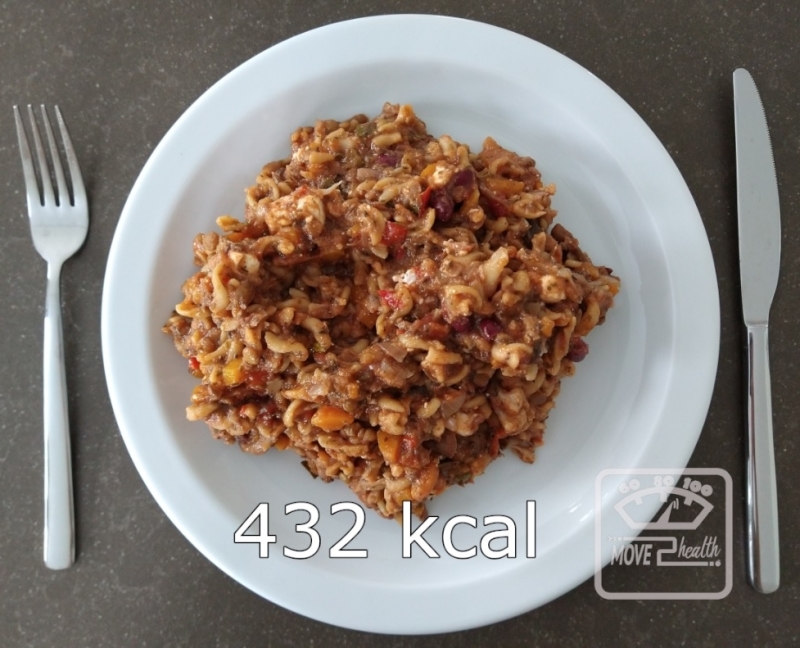 vegetarisch eenpanspasta met fetakaas gezond en caloriearm recept 432 kcal
