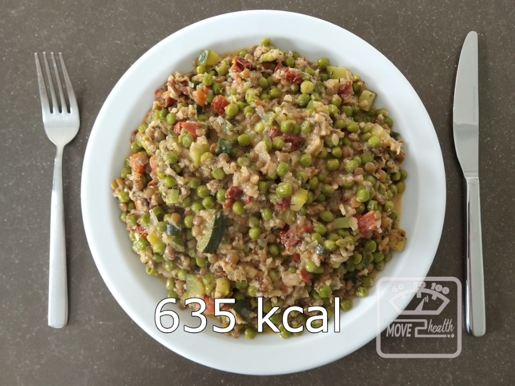 vegetarische wok met zomergroenten en tijm portie 635 kcal