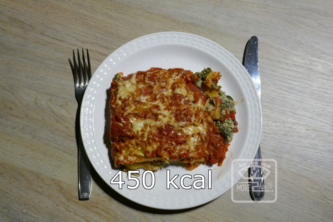 Cannelloni met spinazie en champignons 450 kcal