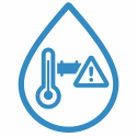 Icoon hoe legionella ontstaat