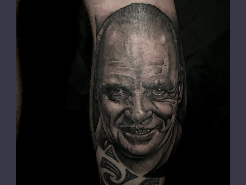 Hannibal lecter realisme tattoo