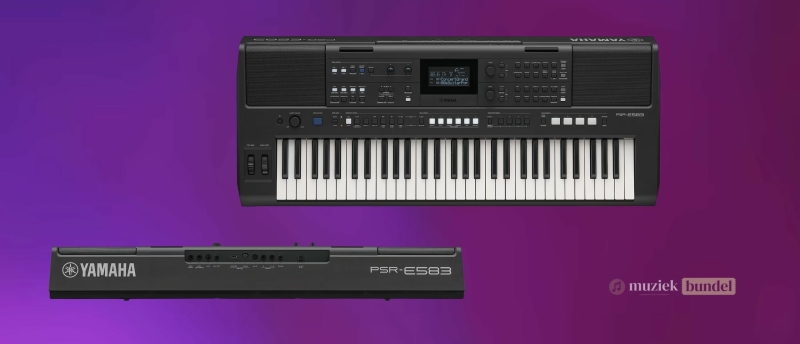 Aansluitingen van de Yamaha PSR-E583