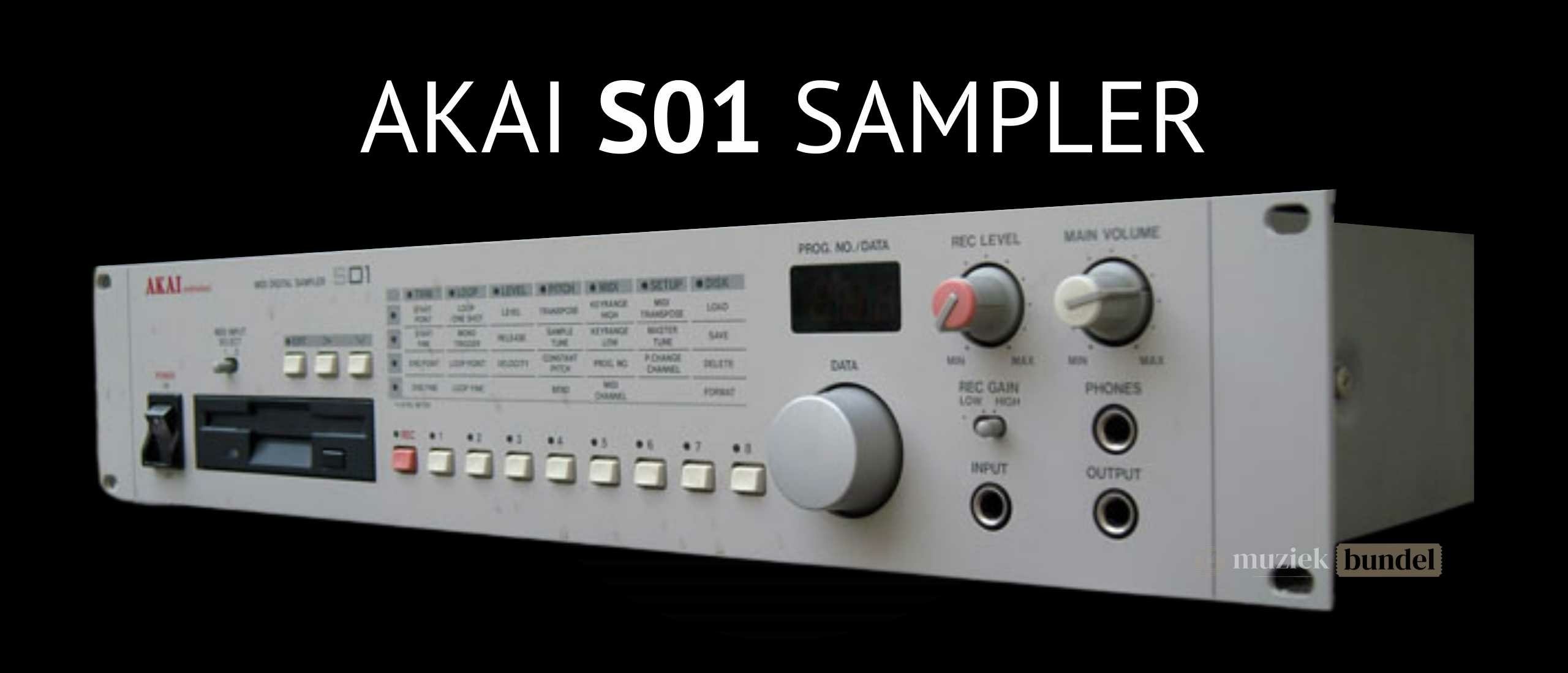 Akai S01 Review - Klassieke 16-bit Sampler met Vintage Sound | Muziekbundel.nl