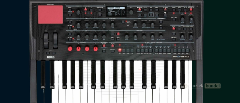 Korg Modwave MK2 – Synthesizer met uitgebreide sound design-mogelijkheden en geavanceerde functies voor live en studio