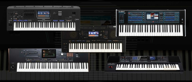 Vergelijking van alternatieve keyboards voor de Ketron SD9, inclusief Yamaha Genos 2 en Korg PA5X