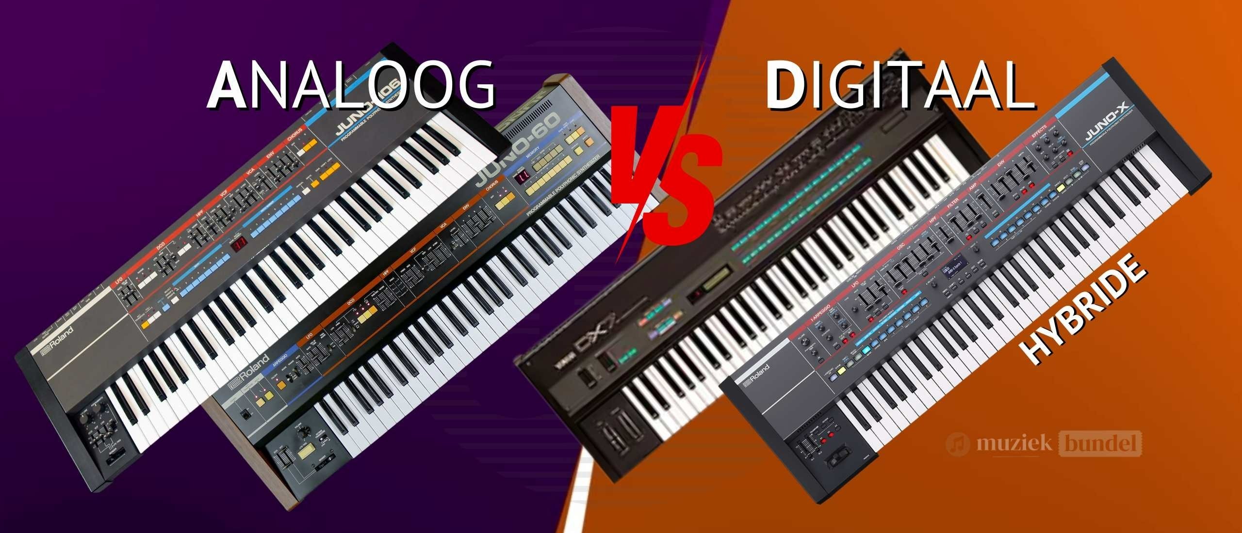 Analoge Synthesizer vs Digitale Synthesizer: Ontdek de Verschillen | Muziekbundel.nl