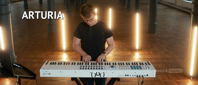 Arturia digitale piano met hybride functies en MIDI-integratie, ideaal voor muzikanten en producers.