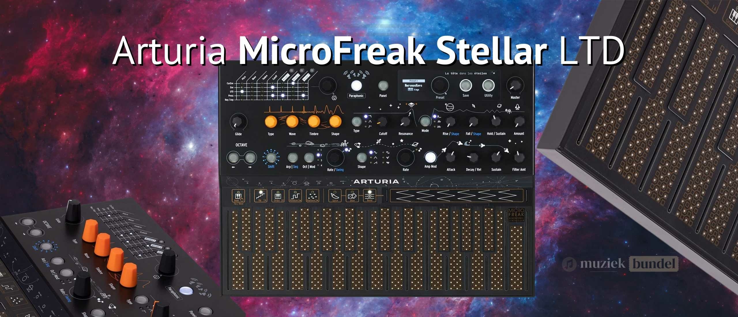 Arturia MicroFreak Stellar LTD: Hybride Synthesizer met Space-Age Design