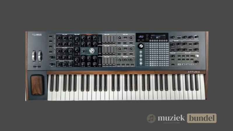 Arturia PolyBrute synthesizer met 6-stemmige polyfonie en Morphée-controller voor geavanceerde analoge modulatie