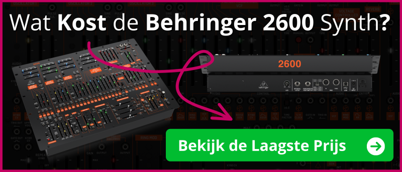 Bekijk hier de laagste prijs van de Behringer 2600 Synthesizer