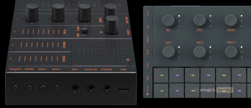 Ontdek de belangrijkste kenmerken van de Yamaha SEQTRAK Black, een compacte groovebox met synths, sampling en draadloze connectiviteit.