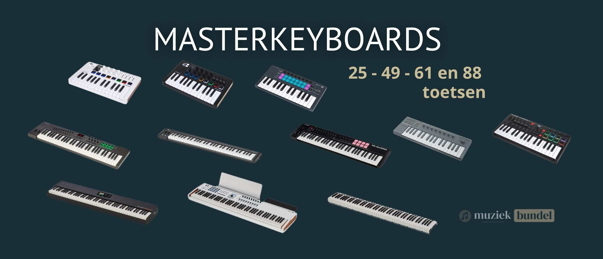 Beste Masterkeyboards – Een compleet overzicht van MIDI-Controllers | Muziekbundel.nl