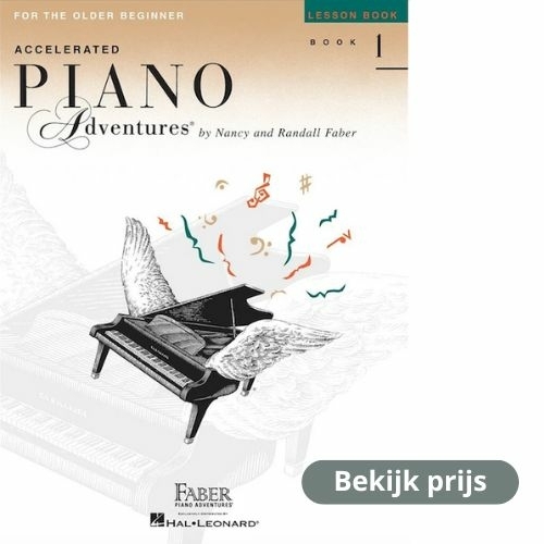 Bestel Piano Book1 voor oudere beginners