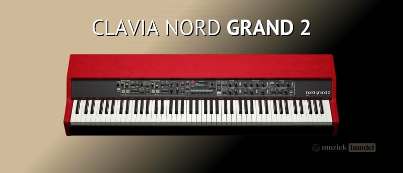 Clavia Nord Grand 2, een hoogwaardige stage piano met authentiek speelgevoel, premium klank en geavanceerde functies voor professionals.