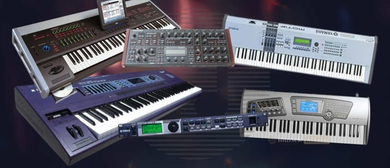 Vergelijking van de Roland V-Synth XT met concurrenten zoals de Korg OASYS, Yamaha Motif ES, en Access Virus TI.