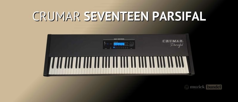 Crumar Seventeen Parsifal, een digitale piano met een klassiek ontwerp, rijke klanken en moderne functies, perfect voor thuis en podiumgebruik.