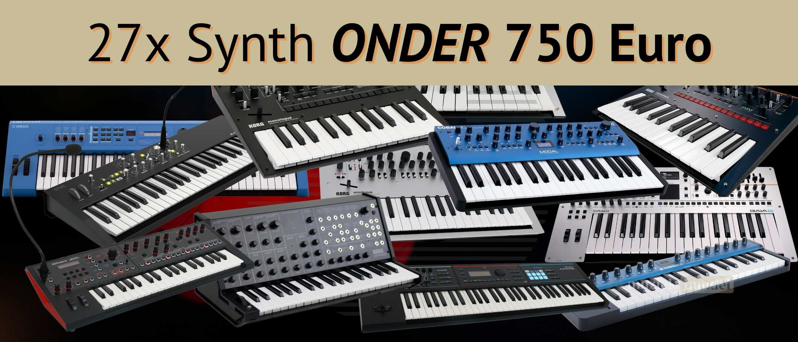 De 27 Beste Synthesizers onder de 750 Euro – Vergelijking en Reviews