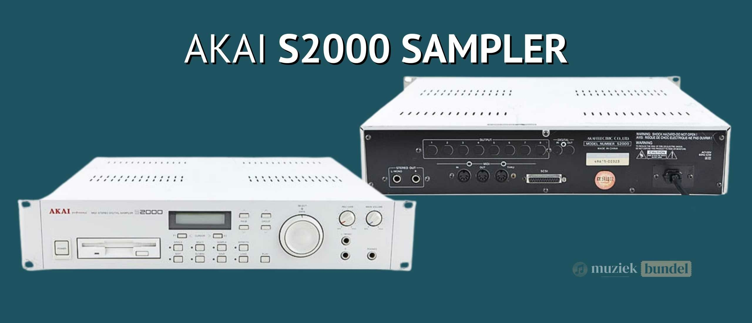 Akai S2000 Sampler Review | Vintage Studiowerkpaard | Muziekbundel.nl