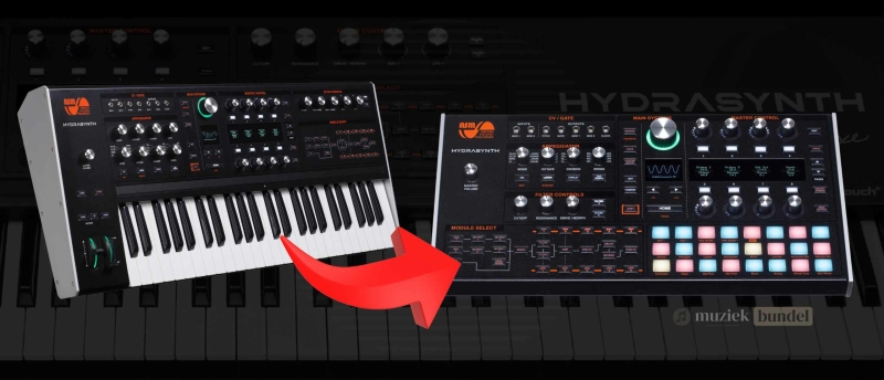 ASM Hydrasynth Desktop synthesizer: krachtige functies in een compact ontwerp voor studio en livegebruik