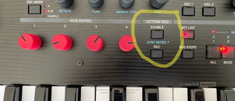 Korg Modwave MK2 – Motion Sequencing-functie voor het creëren van geanimeerde en evoluerende geluidspatronen