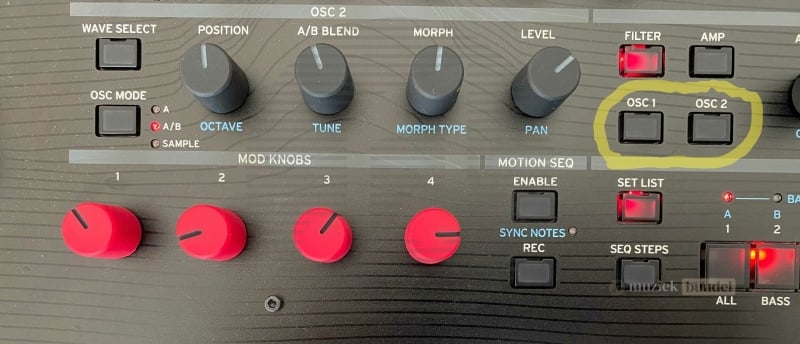 Korg Modwave MK2 – OSC1 en OSC2: Diepgaande geluidscreatie en modulatie-opties