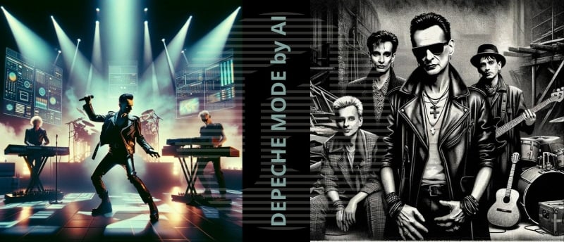 Depeche Mode by AI