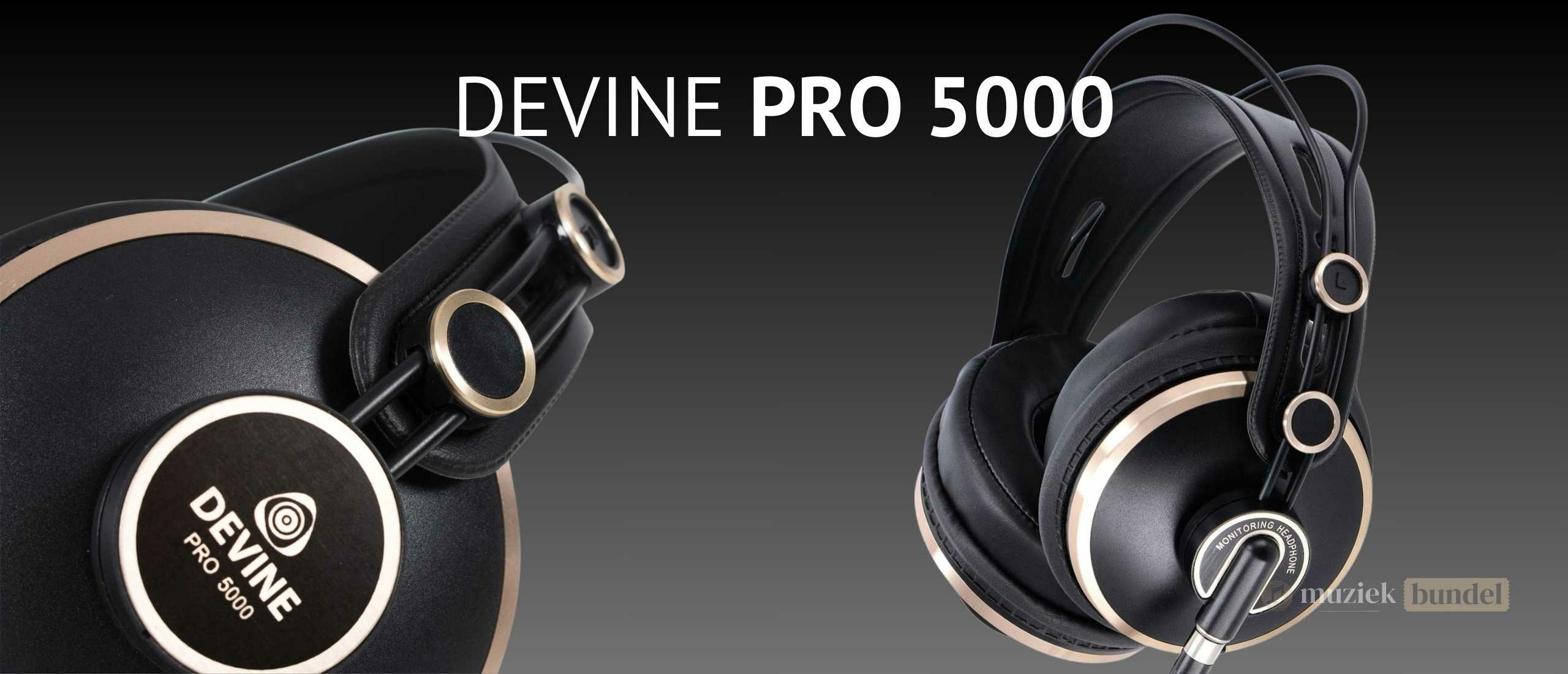 Devine PRO 5000 Studio Hoofdtelefoon Review – Geluid, Comfort en Ervaringen | Muziekbundel.nl